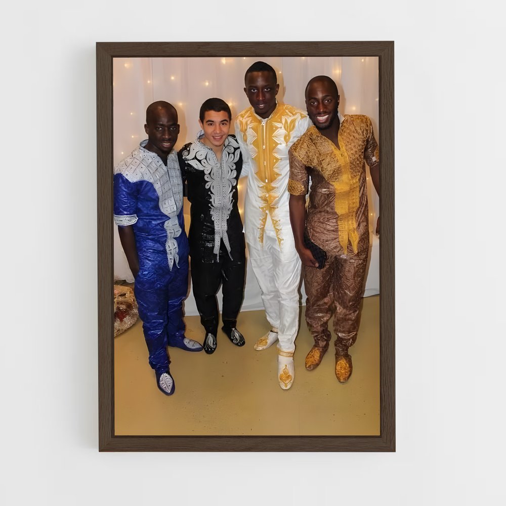 ap-ahmed sylla-5 cadre Bois foncé
