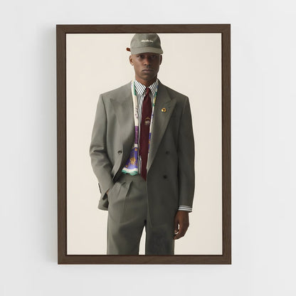 ap-aime leon dore-5 cadre Bois foncé