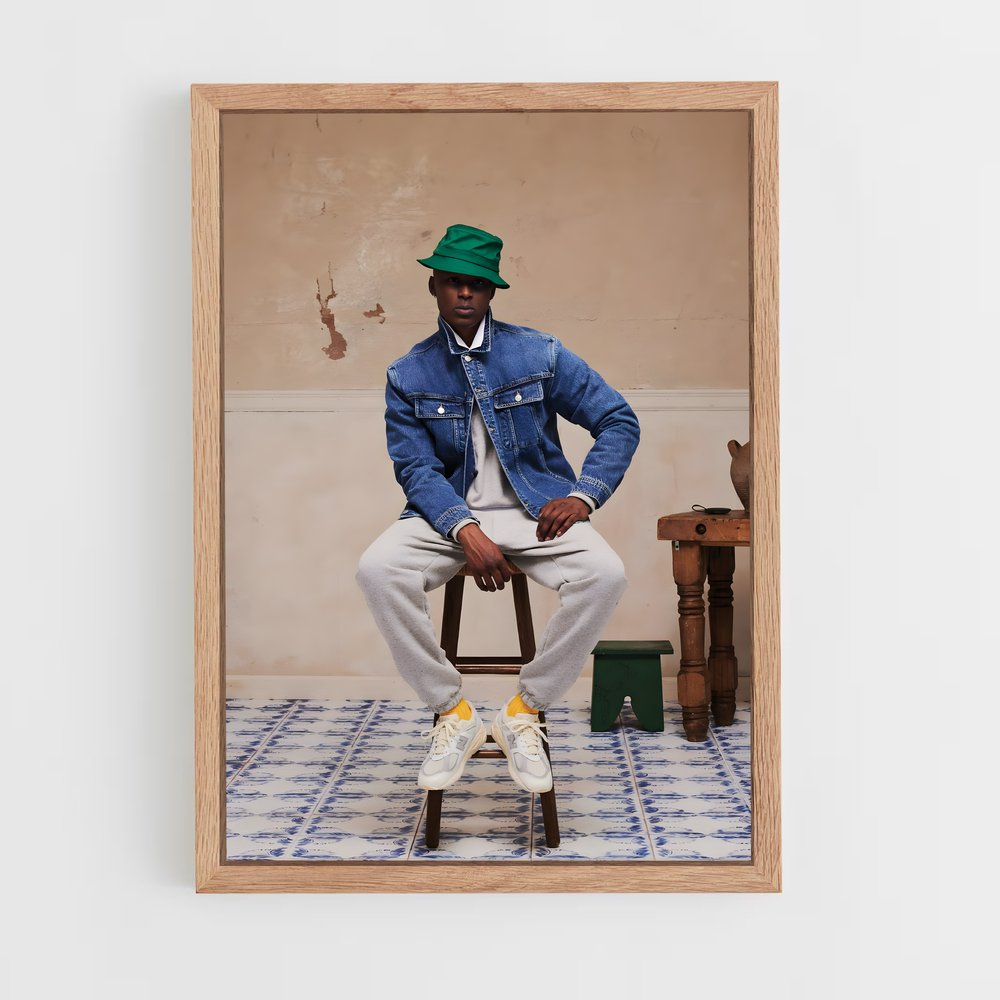 ap-aime leon dore-6 cadre Bois clair