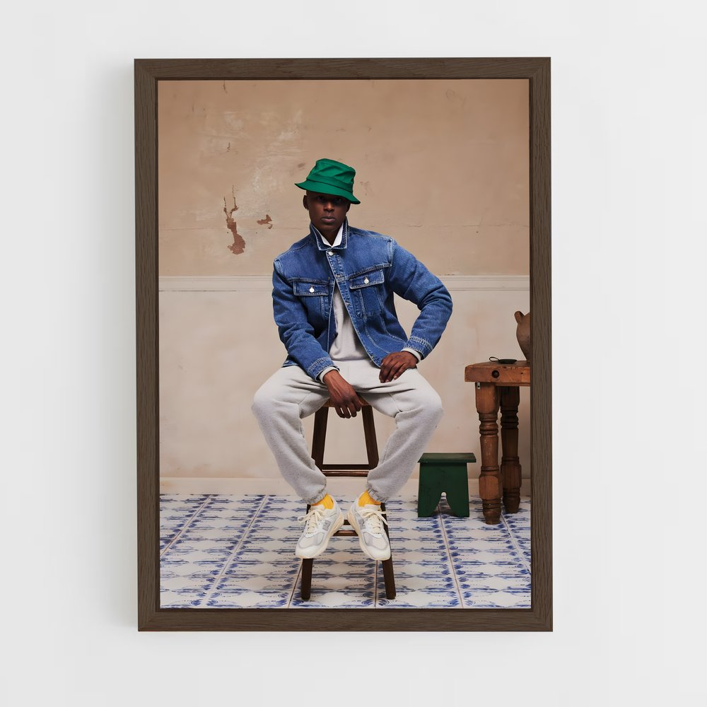 ap-aime leon dore-6 cadre Bois foncé
