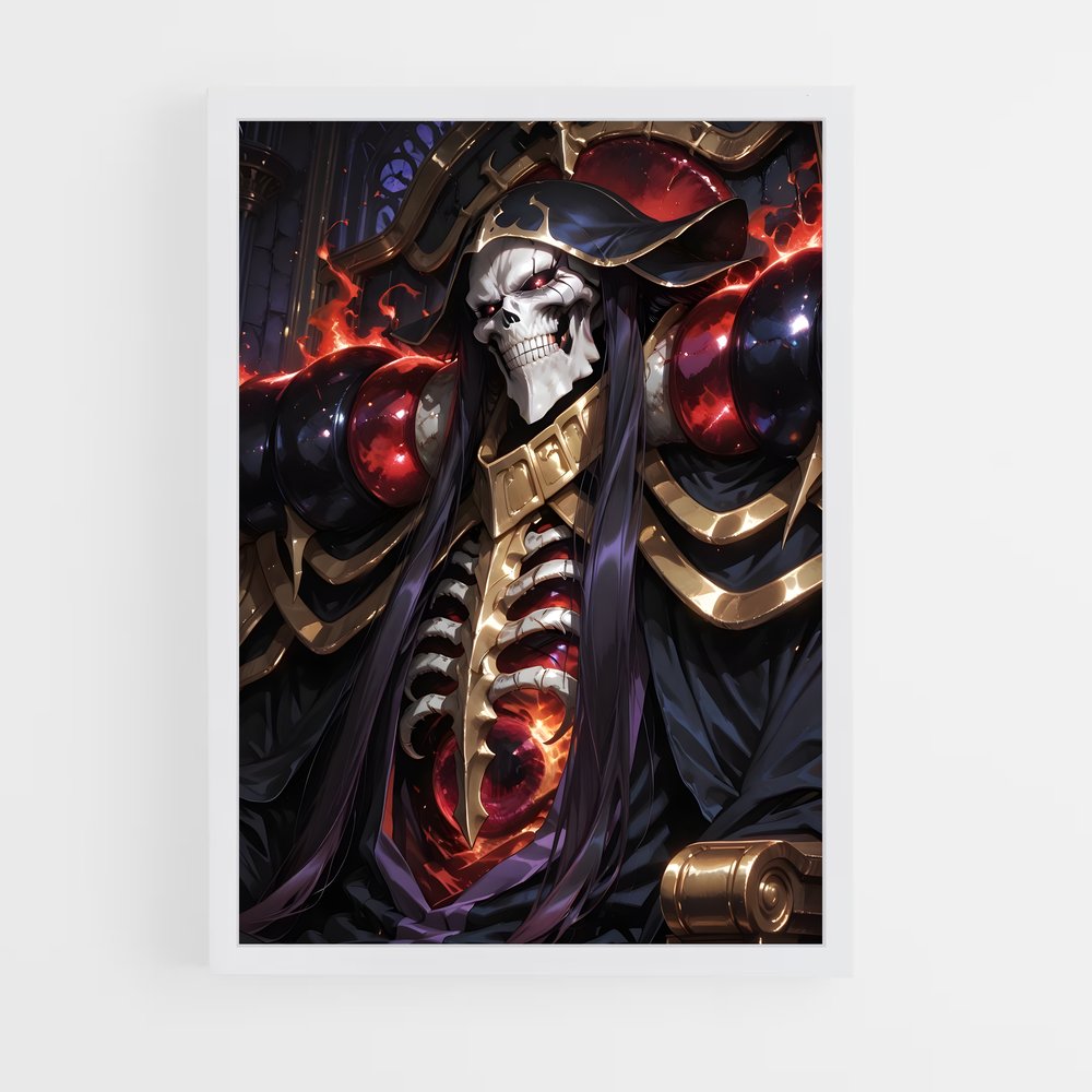 ap-ainz ooal gown-3 cadre Blanc