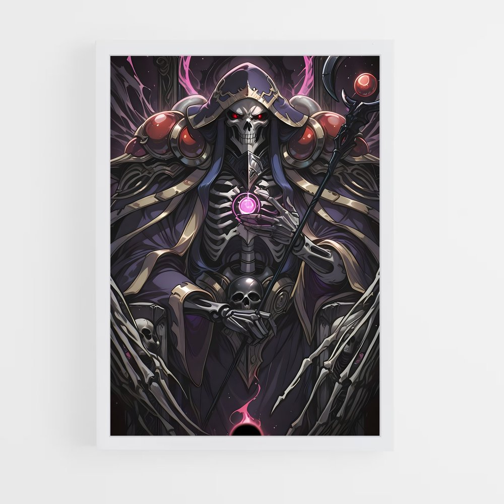 ap-ainz ooal gown-8 cadre Blanc