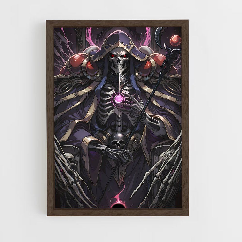 ap-ainz ooal gown-8 cadre Bois foncé