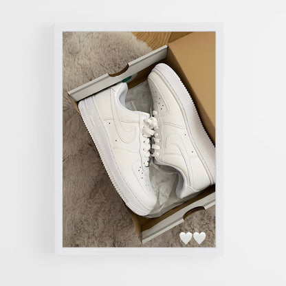 ap-air force 1-1 cadre Blanc