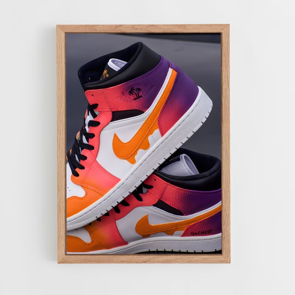ap-air jordan-1 cadre Bois clair