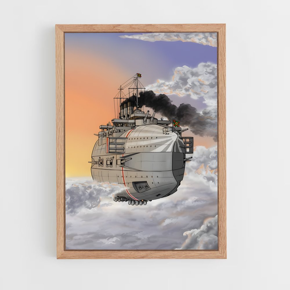 ap-airships-2 cadre Bois clair