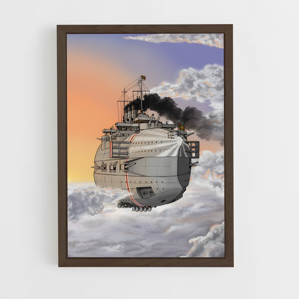 ap-airships-2 cadre Bois foncé