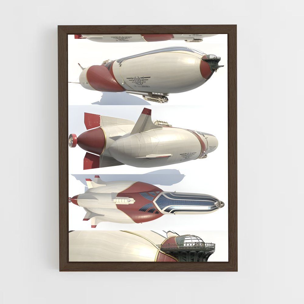 ap-airships-3 cadre Bois foncé
