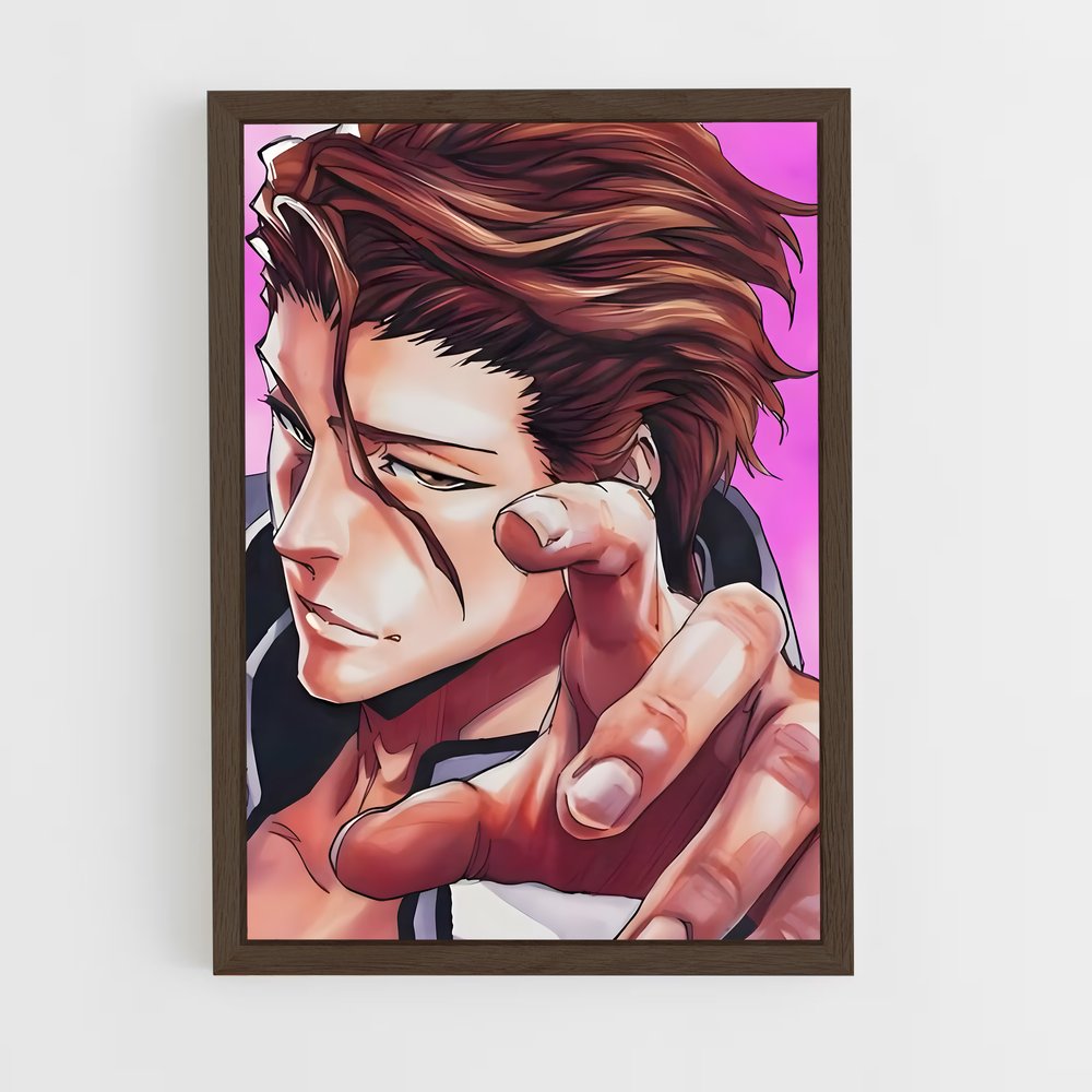 ap-aizen sosuke-1 cadre Bois foncé