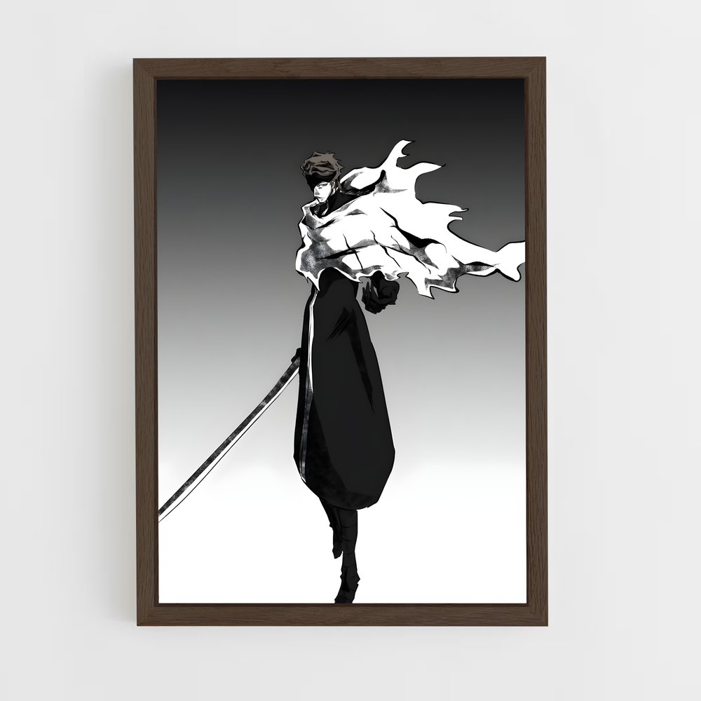 ap-aizen sosuke-4 cadre Bois foncé