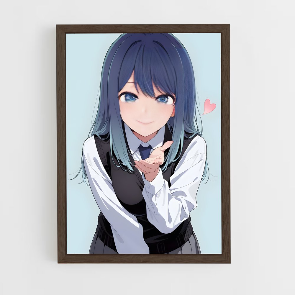 ap-akane kurokawa-10 cadre Bois foncé