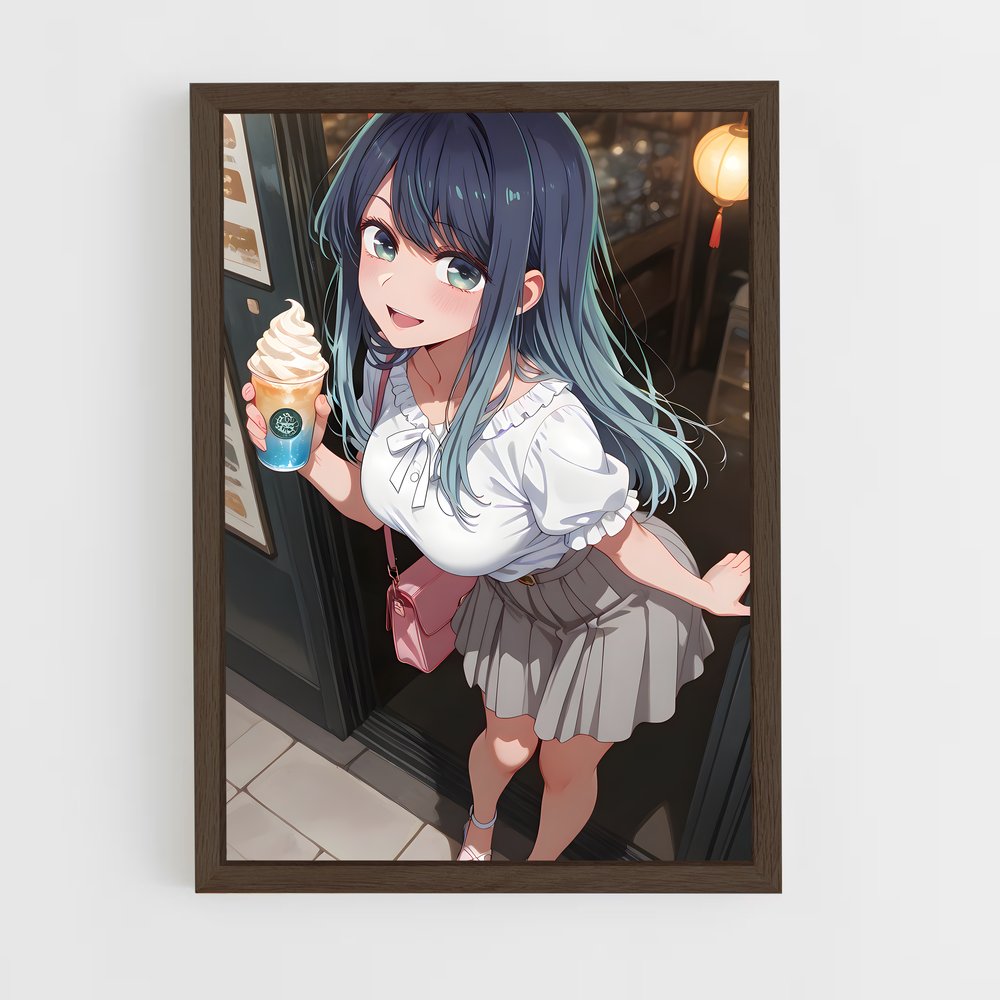 ap-akane kurokawa-5 cadre Bois foncé
