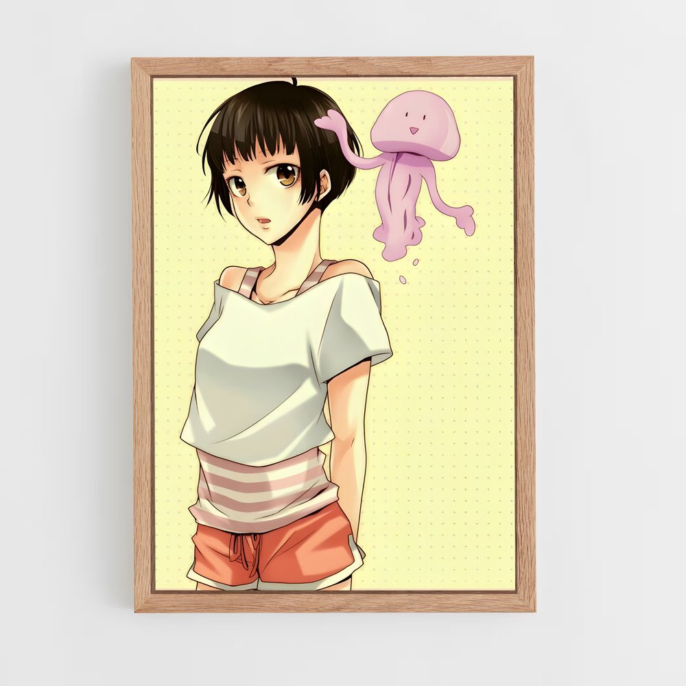 ap-akane tsunemori-1 cadre Bois clair