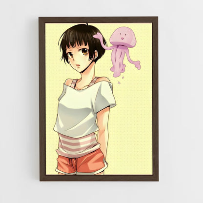ap-akane tsunemori-1 cadre Bois foncé
