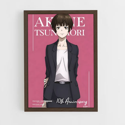 ap-akane tsunemori-2 cadre Bois foncé