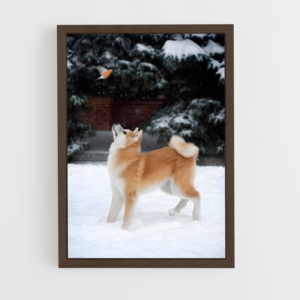 ap-akita-4 cadre Bois foncé