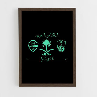 ap-al ahli saudi fc-1 cadre Bois foncé
