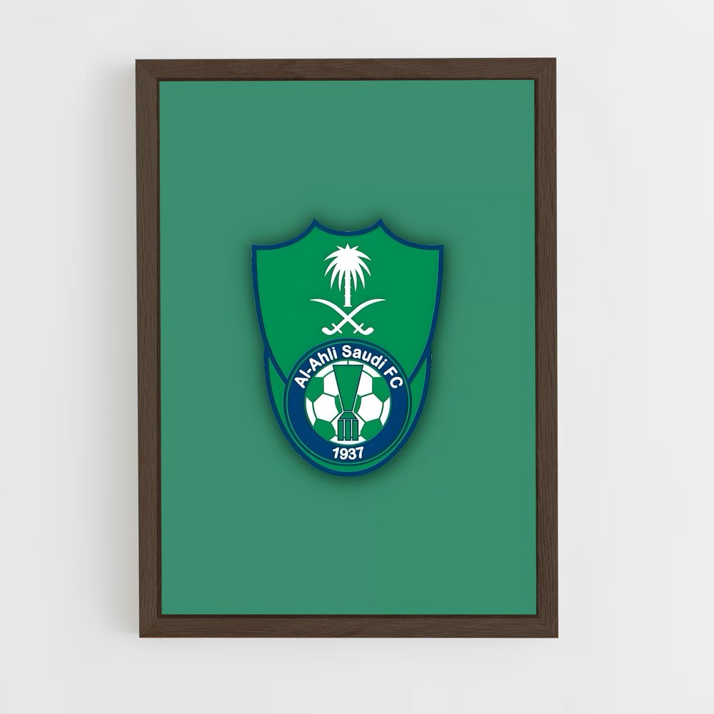 ap-al ahli saudi fc-10 cadre Bois foncé