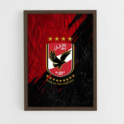 ap-al ahly sc-13 cadre Bois foncé