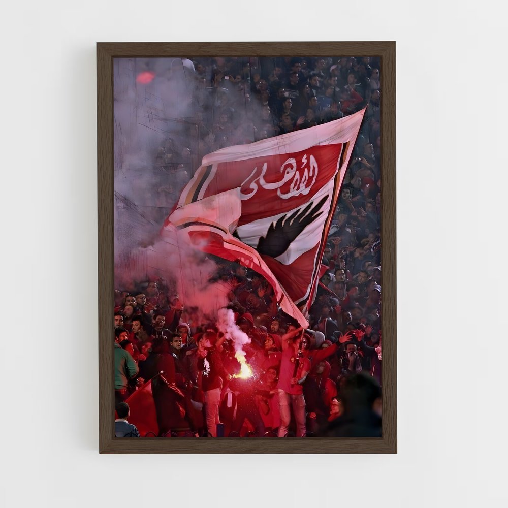 ap-al ahly sc-2 cadre Bois foncé