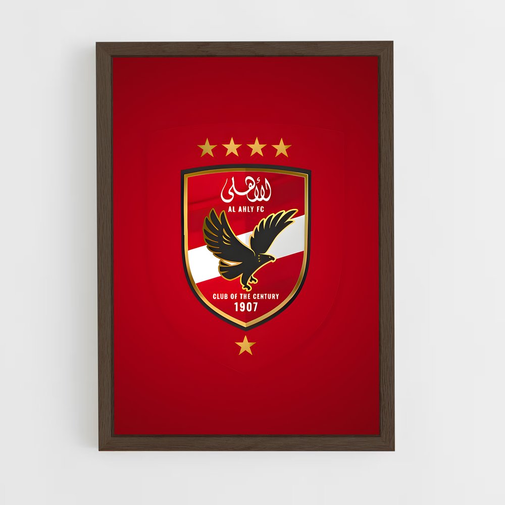 ap-al ahly sc-5 cadre Bois foncé