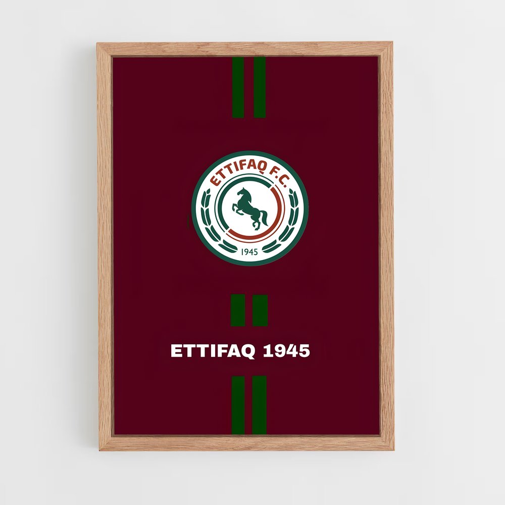 ap-al ettifaq fc-2 cadre Bois clair