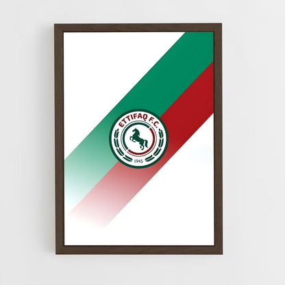 ap-al ettifaq fc-3 cadre Bois foncé