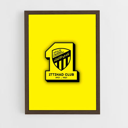 ap-al ittihad fc-1 cadre Bois foncé