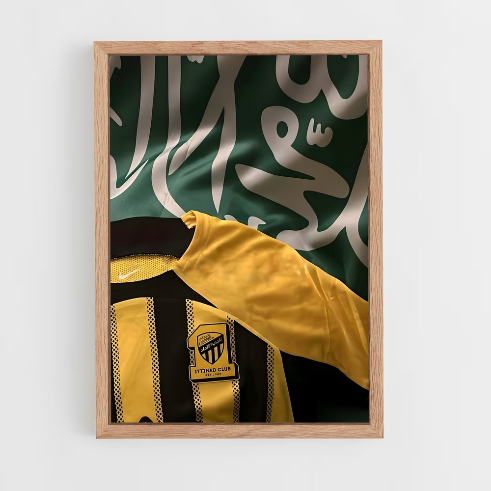 ap-al ittihad fc-4 cadre Bois clair