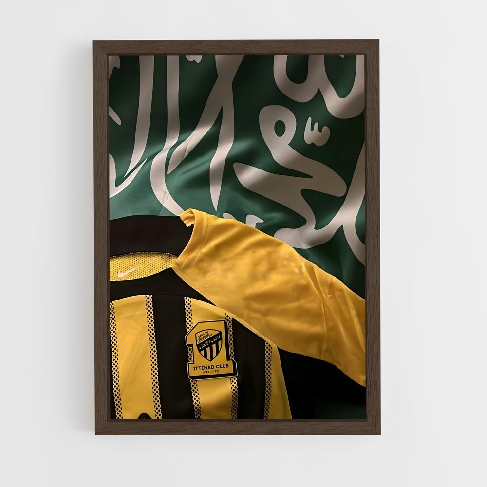 ap-al ittihad fc-4 cadre Bois foncé