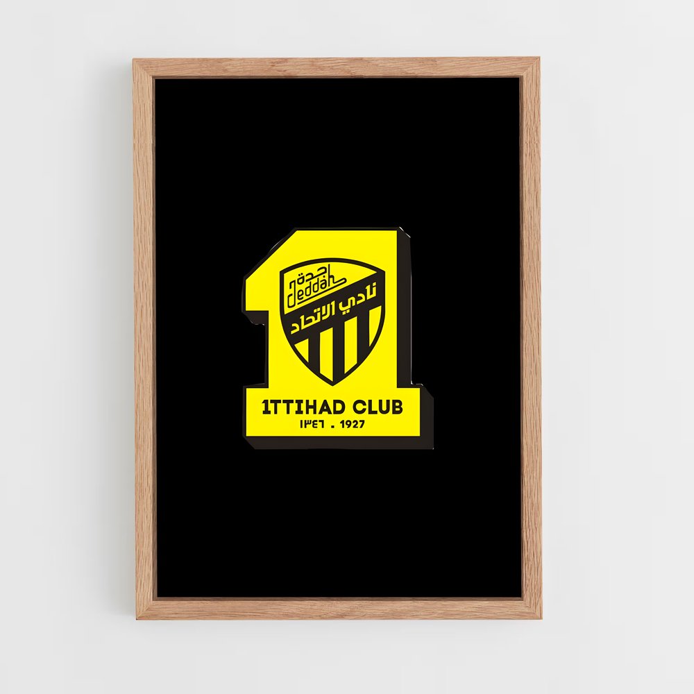ap-al ittihad fc-6 cadre Bois clair