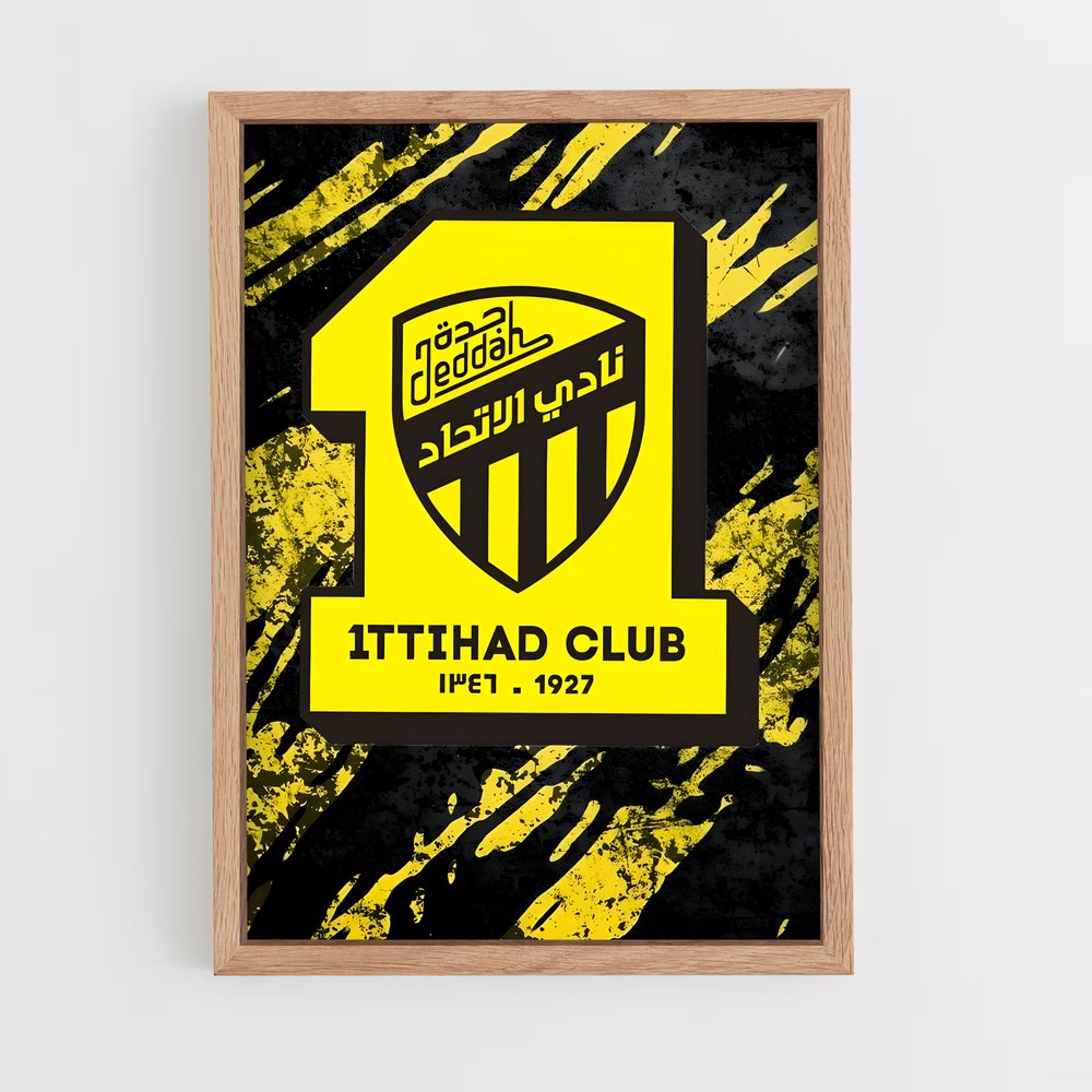 ap-al ittihad fc-8 cadre Bois clair