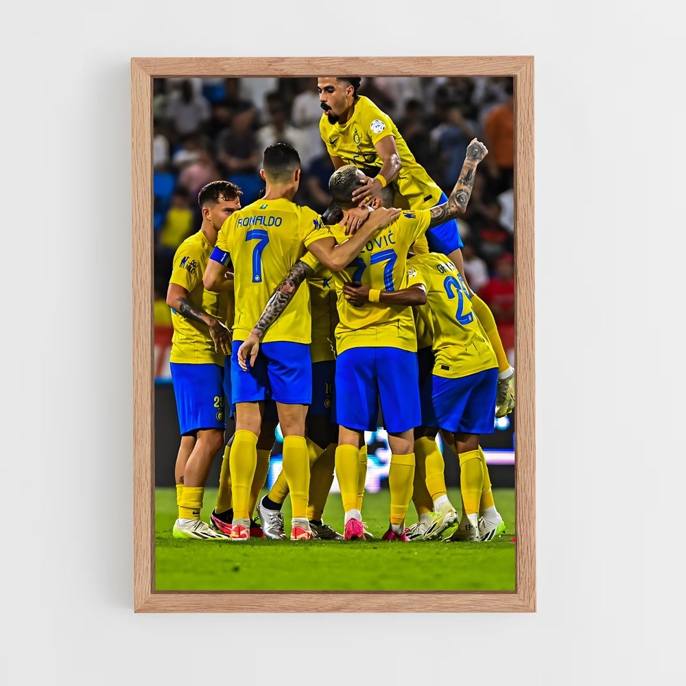 ap-al nassr fc-11 cadre Bois clair