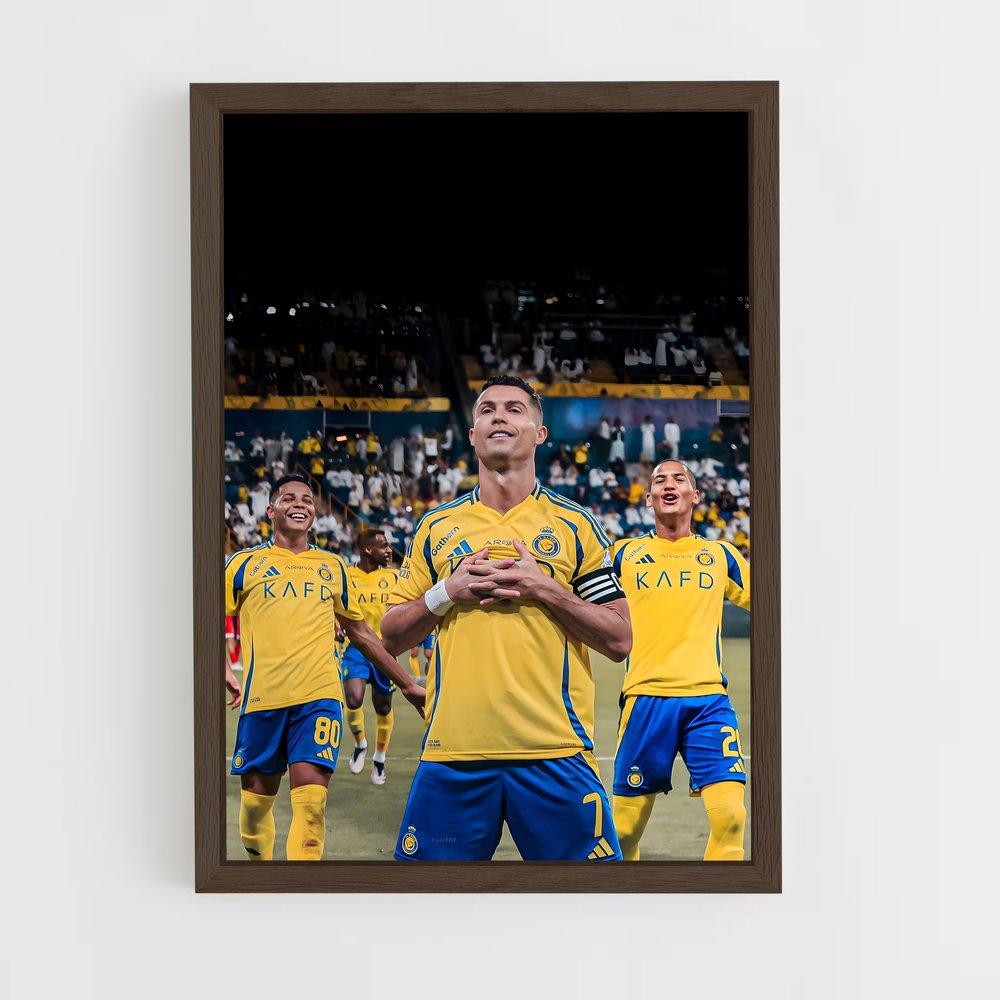 ap-al nassr fc-14 cadre Bois foncé