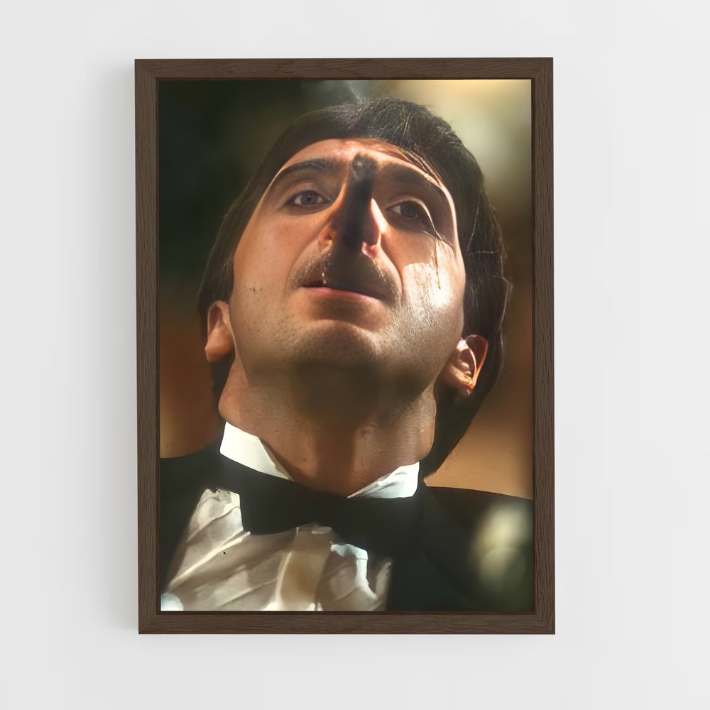 ap-al pacino-10 cadre Bois foncé