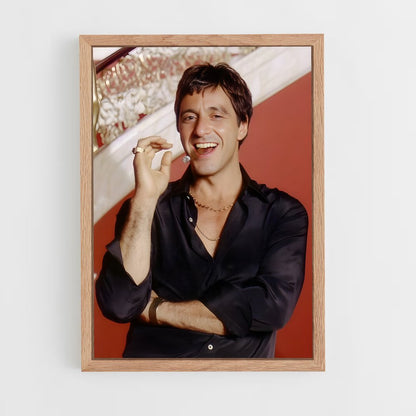 ap-al pacino-8 cadre Bois clair