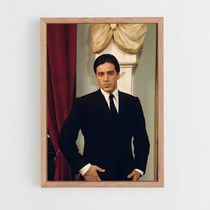 ap-al pacino-9 cadre Bois clair