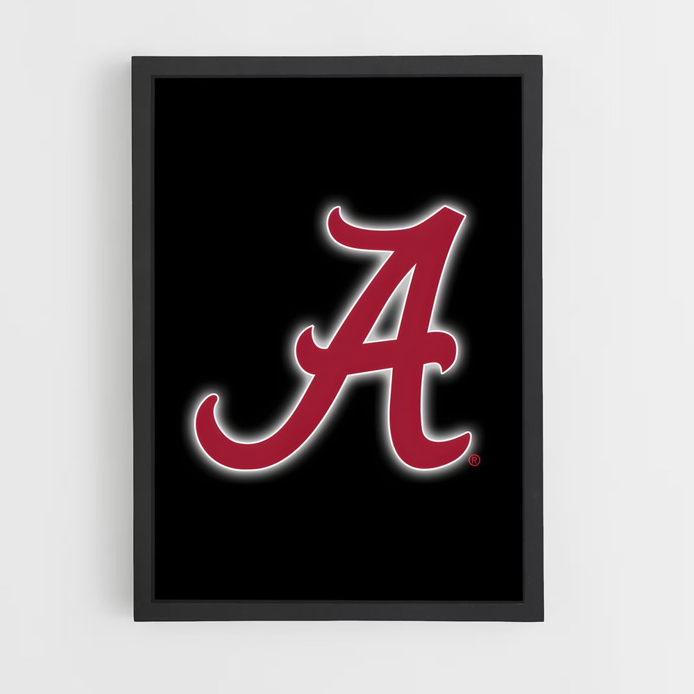 ap-alabama crimson tide-5 cadre Noir