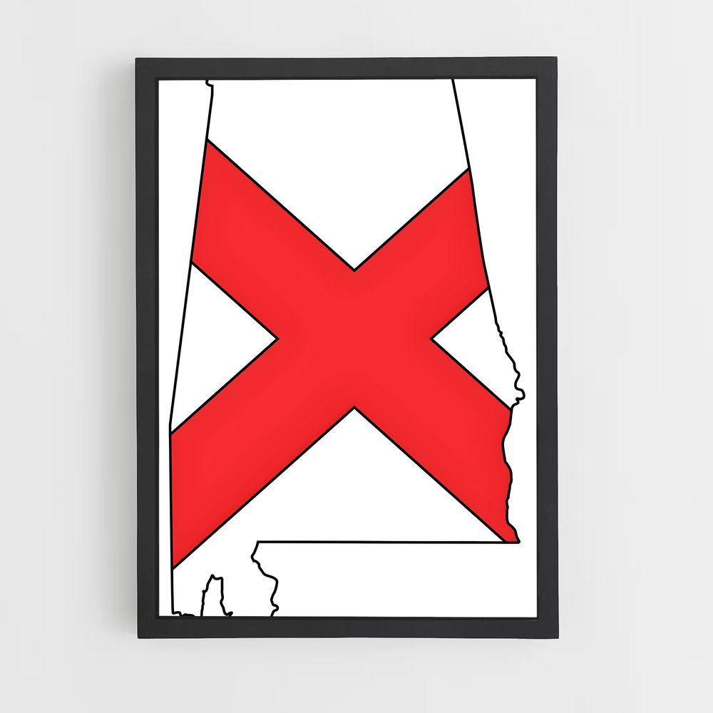 ap-alabama flag-1 cadre Noir