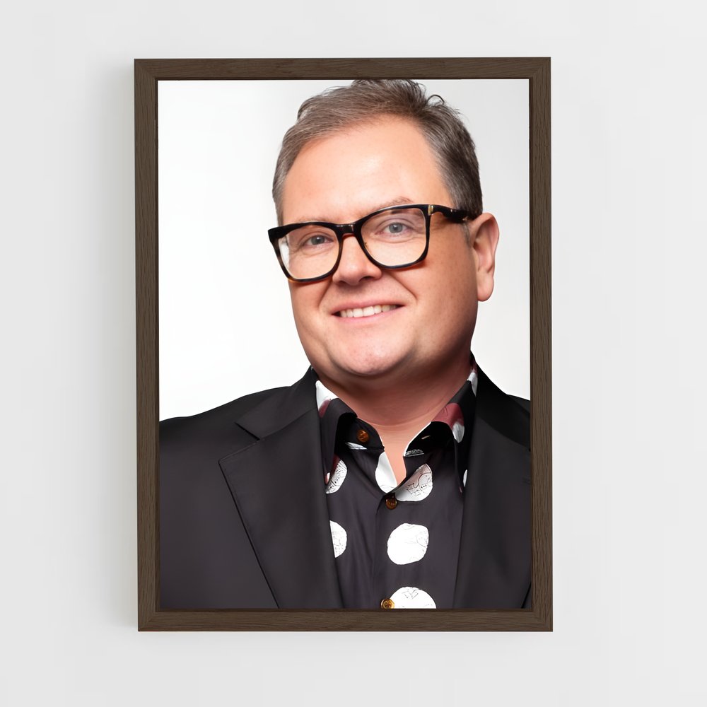 ap-alan carr-5 cadre Bois foncé