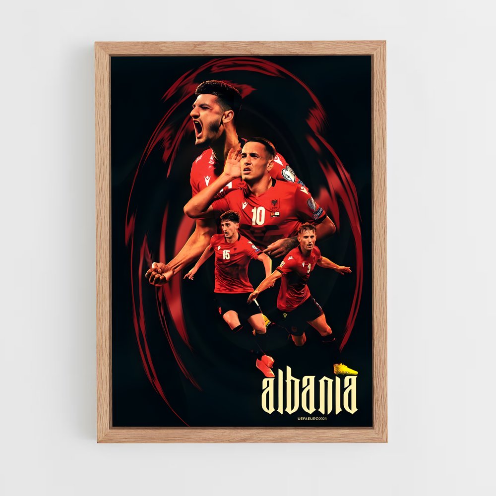 ap-albania national football team-1 cadre Bois clair