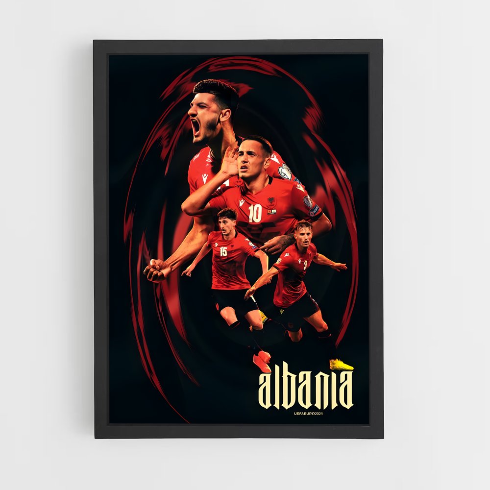 ap-albania national football team-1 cadre Noir