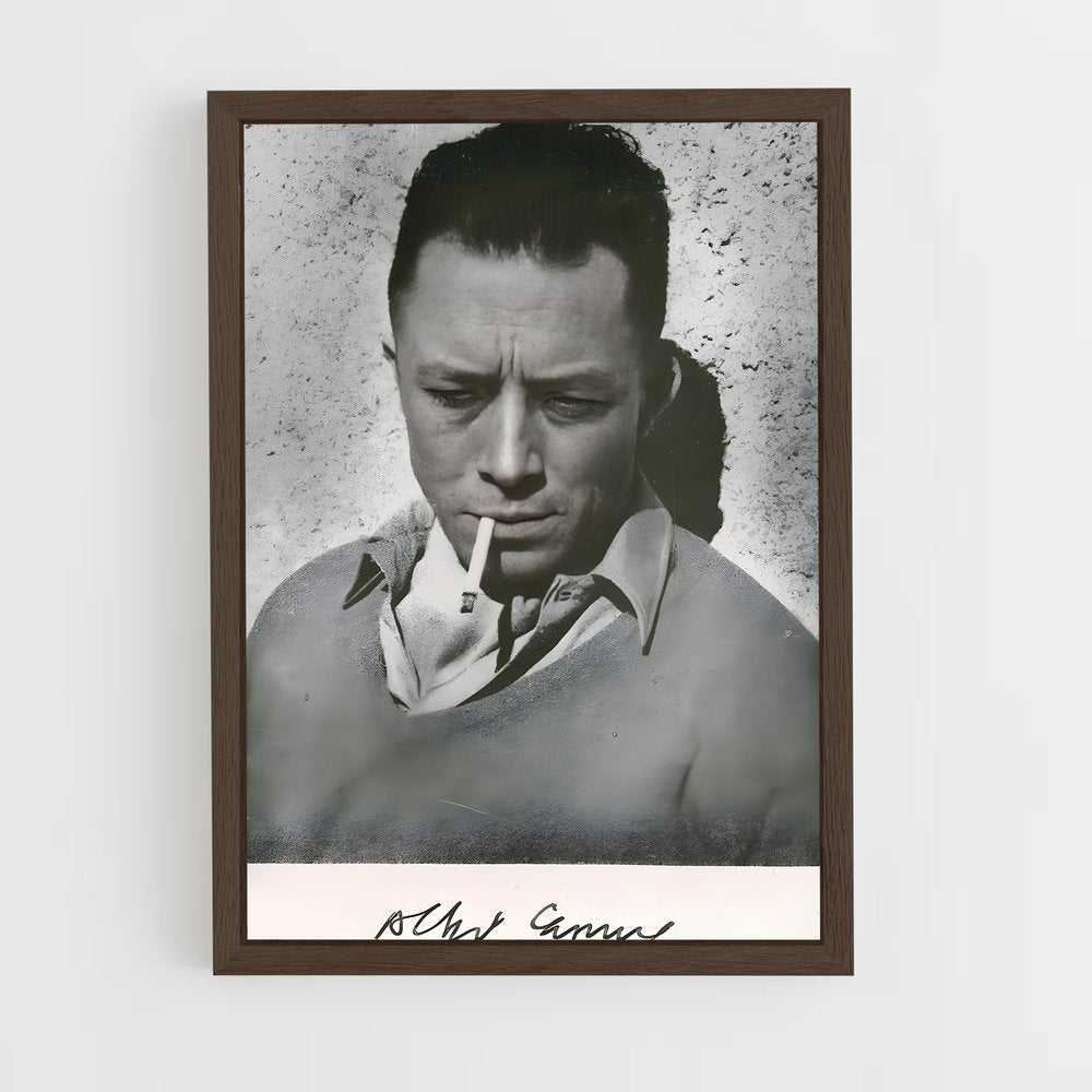 ap-albert camus-2 cadre Bois foncé