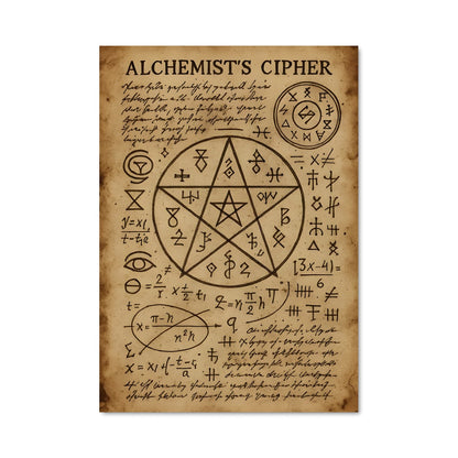 Poster Manuscrit Mystique