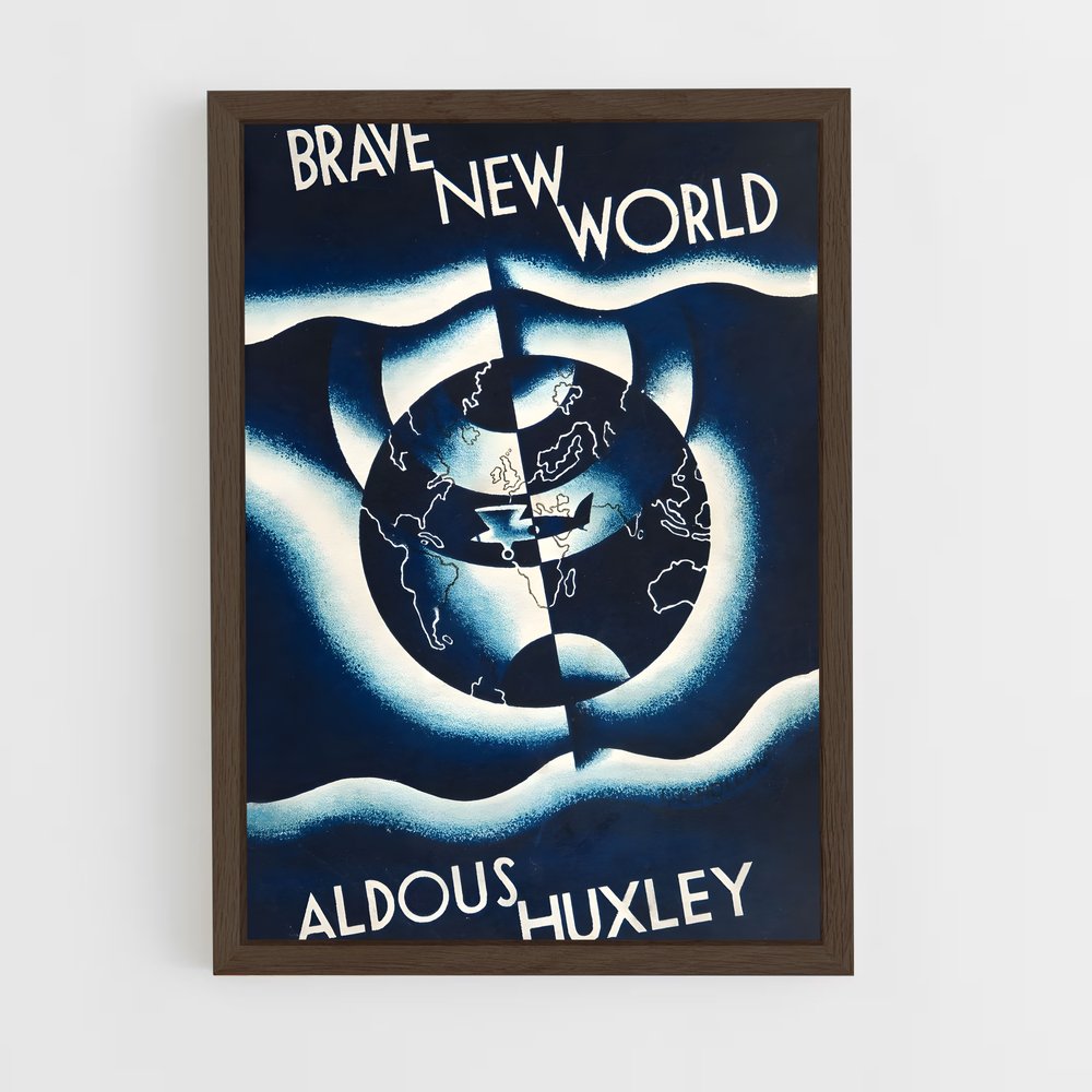 ap-aldous huxley-2 cadre Bois foncé