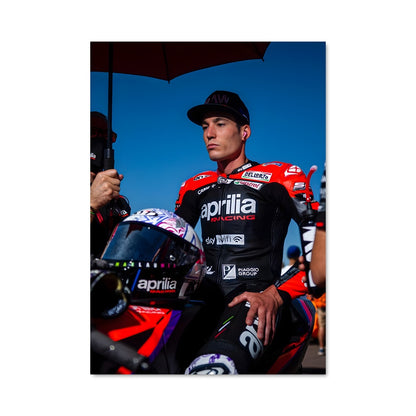 Poster Pluie de Motos