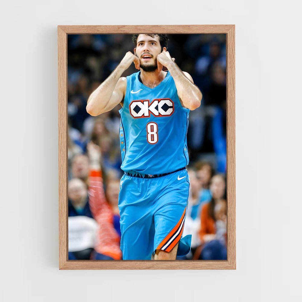 ap-alex abrines-2 cadre Bois clair