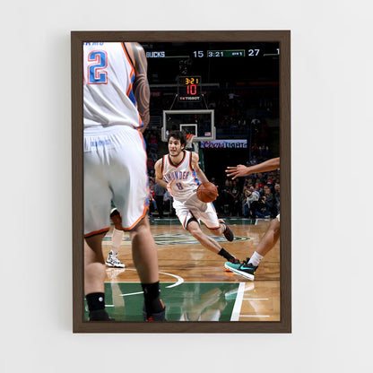 ap-alex abrines-4 cadre Bois foncé