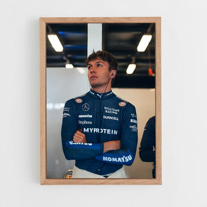 ap-alex albon-3 cadre Bois clair