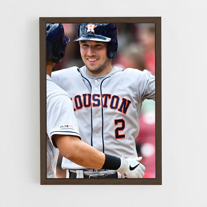 ap-alex bregman-5 cadre Bois foncé